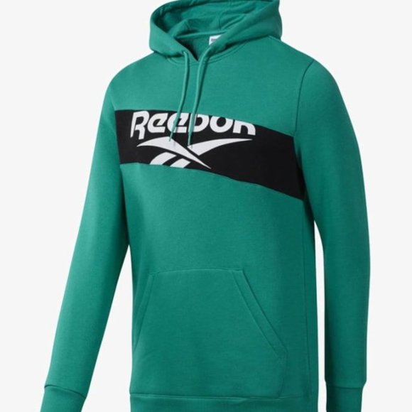 reebok green hoodie